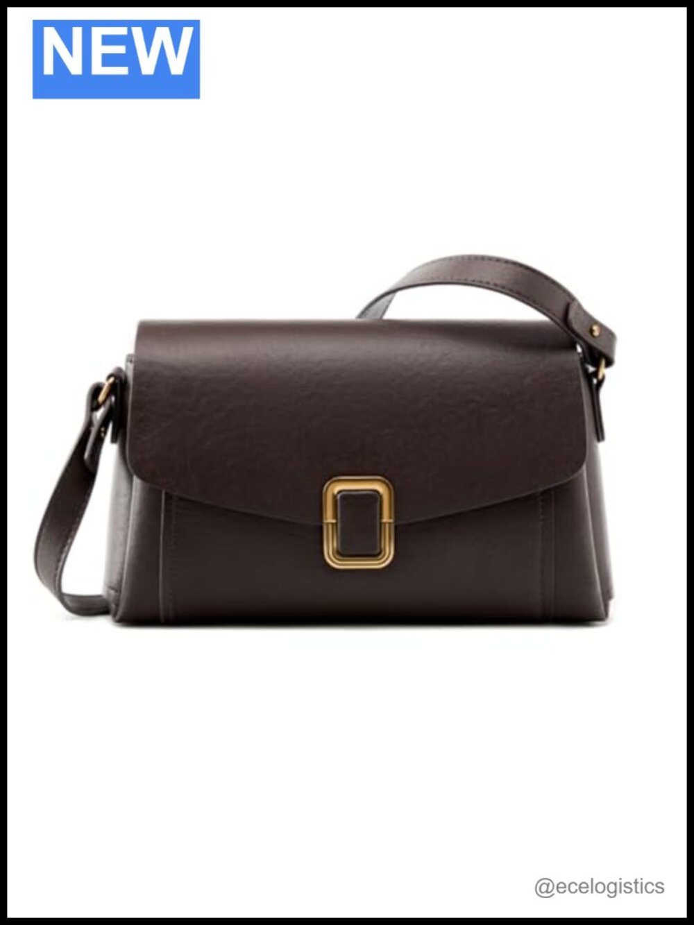 Genuine Leather Crossbody Bag Adjustable Shoulder Purse